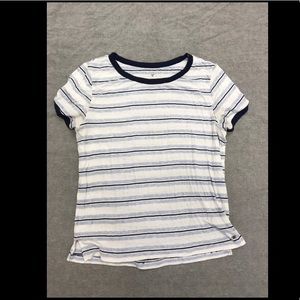 american eagle soft stripped t shirt
